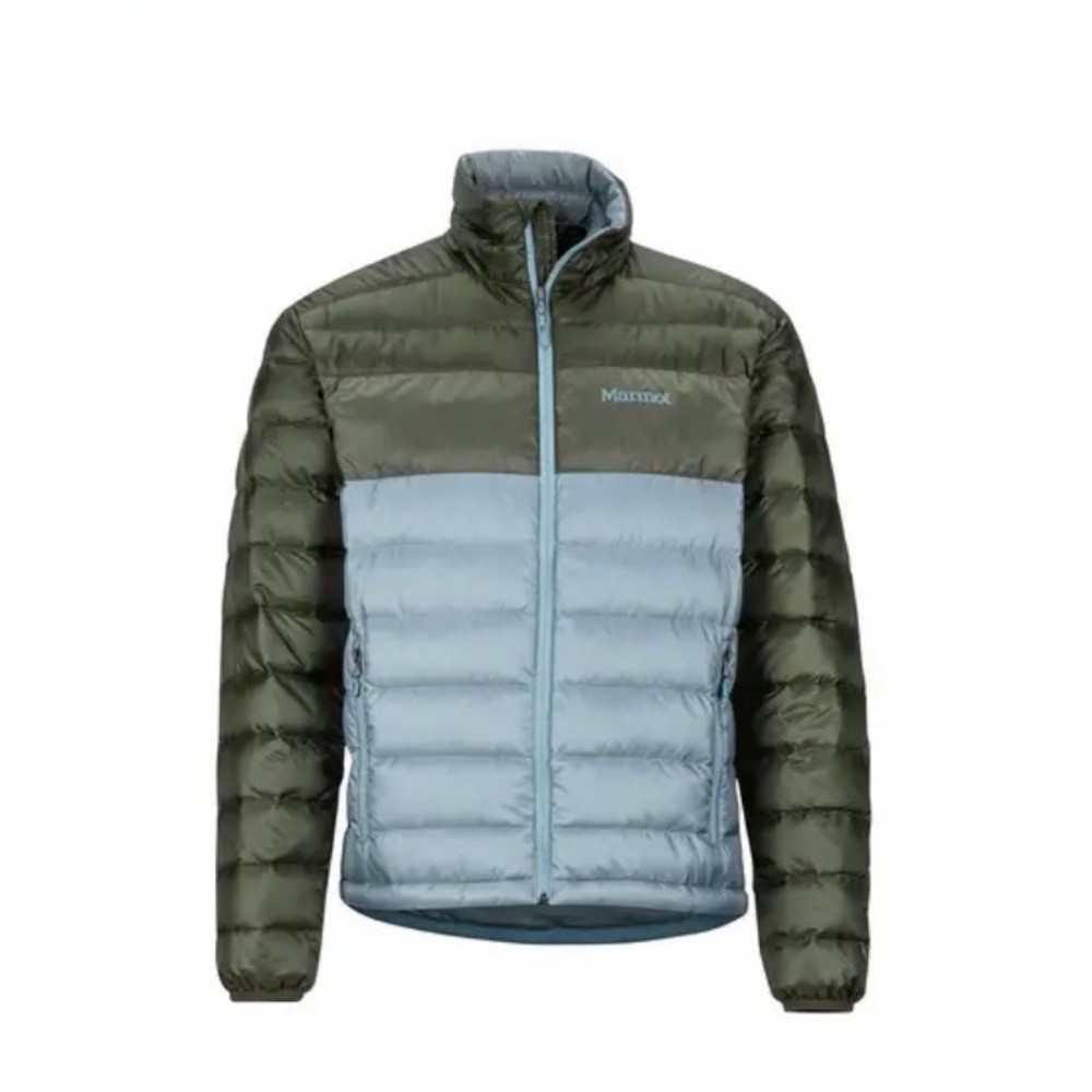 Marmot‎ Ares Down Jacket - Men's, Blue Granite/Rosin Green S 600 Fill